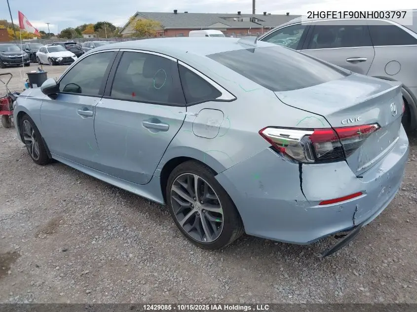 2HGFE1F90NH003797 2022 Honda Civic