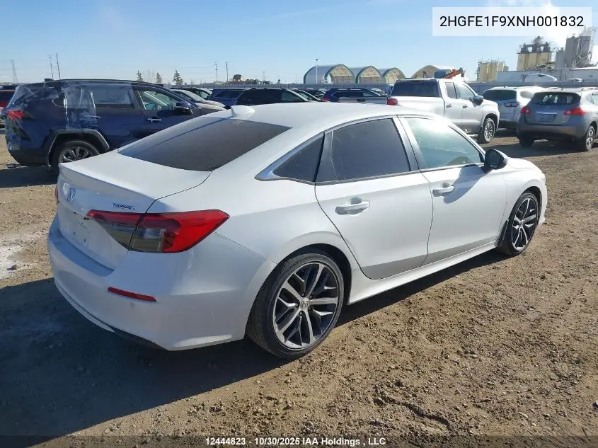 2HGFE1F9XNH001832 2022 Honda Civic Sedan