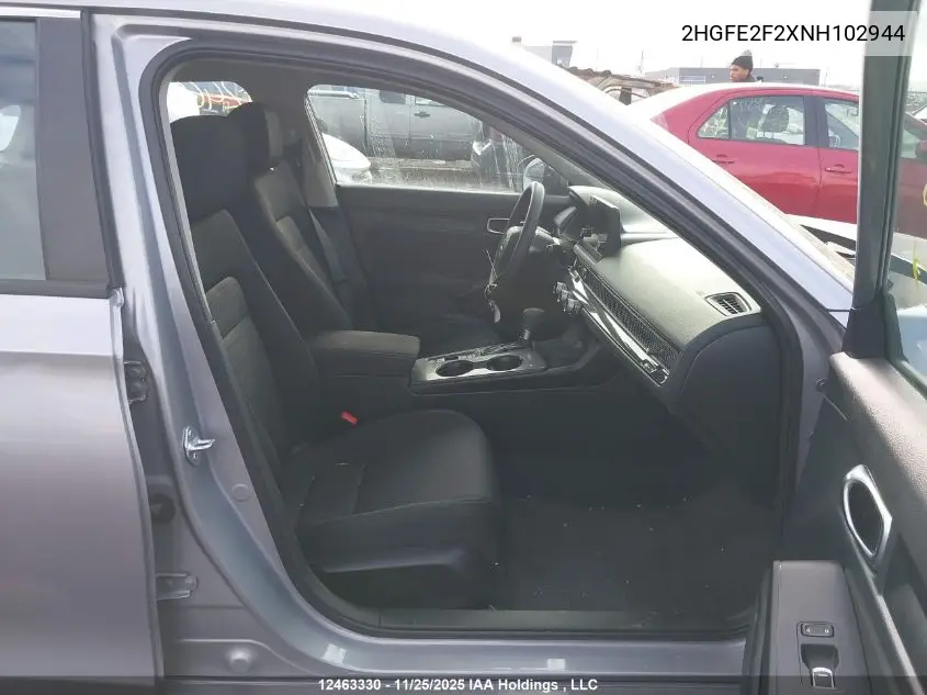 2HGFE2F2XNH102944 2022 Honda Civic Lx