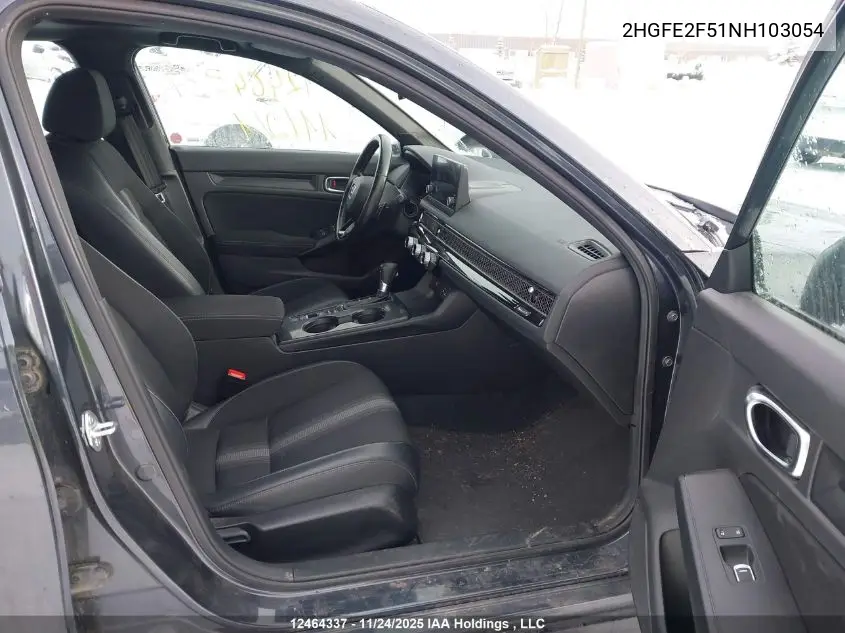 2HGFE2F51NH103054 2022 Honda Civic Sport