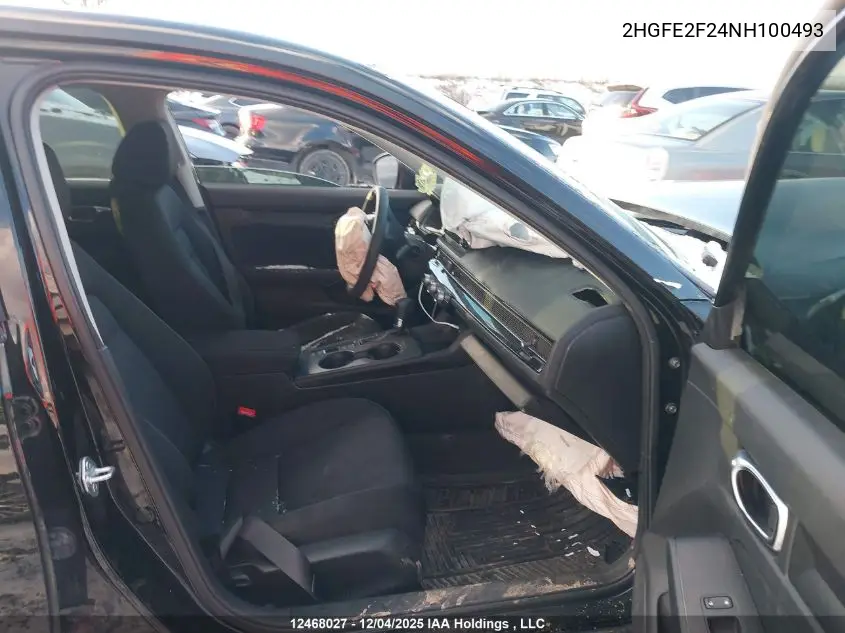 2HGFE2F24NH100493 2022 Honda Civic