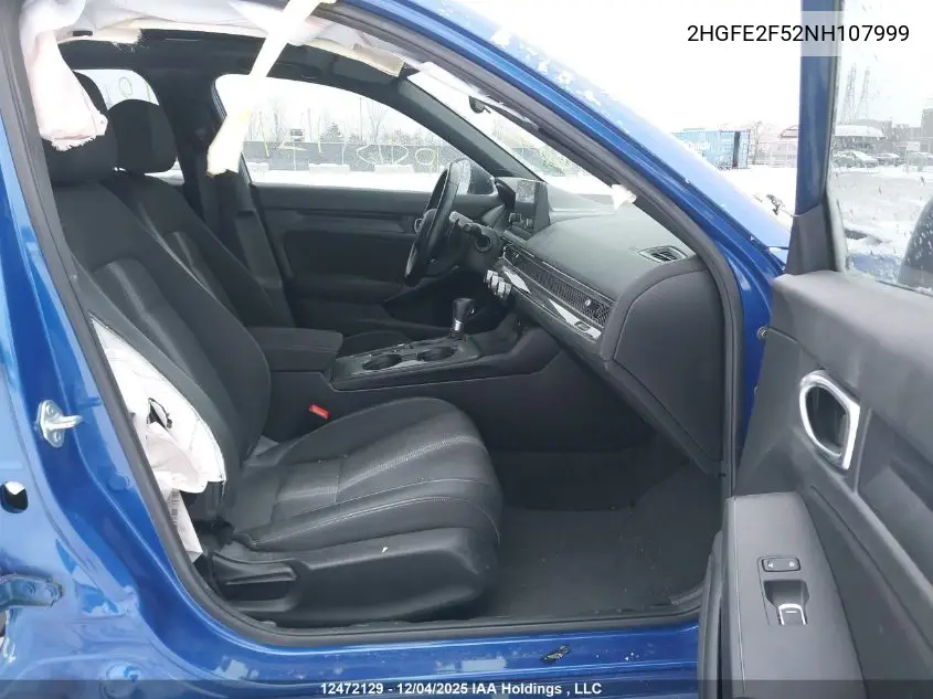 2HGFE2F52NH107999 2022 Honda Civic Sport