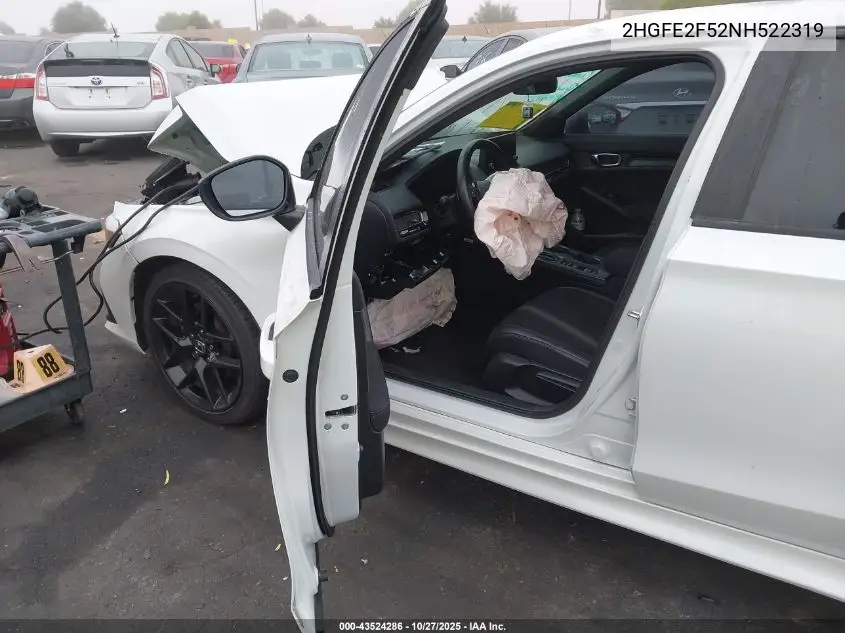 2HGFE2F52NH522319 2022 Honda Civic Sport