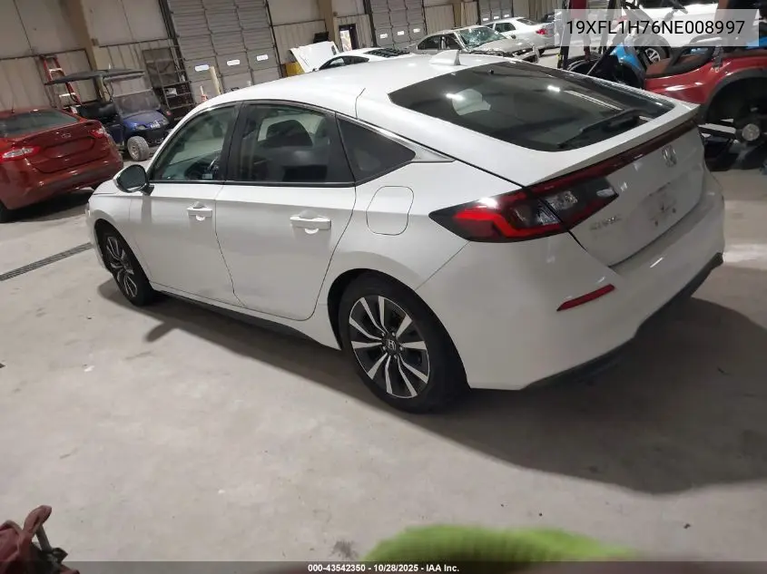 19XFL1H76NE008997 2022 Honda Civic Ex-L