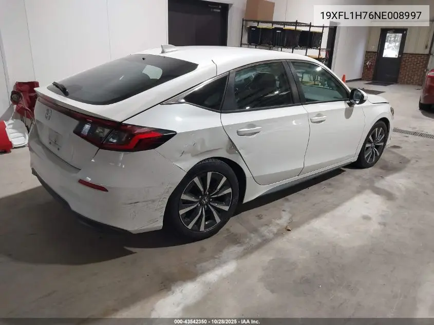 19XFL1H76NE008997 2022 Honda Civic Ex-L