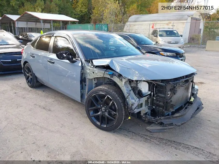 2HGFE2F54NH577015 2022 Honda Civic Sport