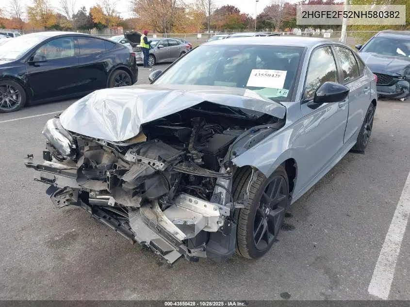 2HGFE2F52NH580382 2022 Honda Civic Sport