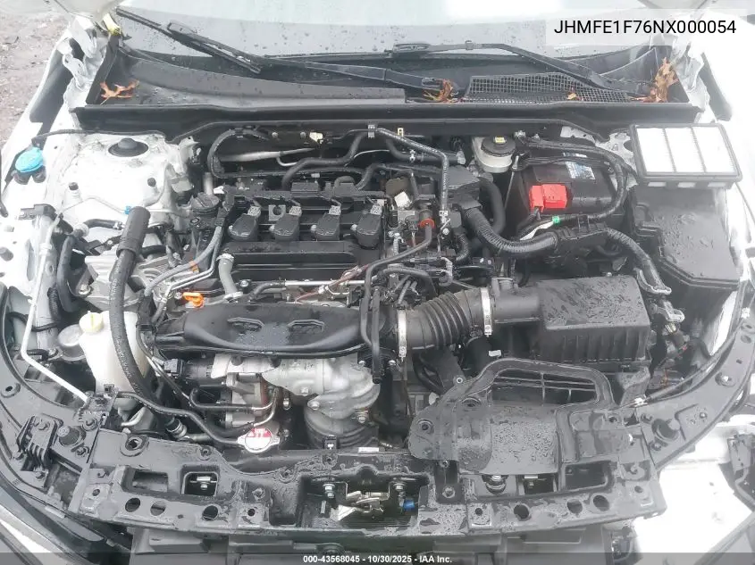 JHMFE1F76NX000054 2022 Honda Civic Ex
