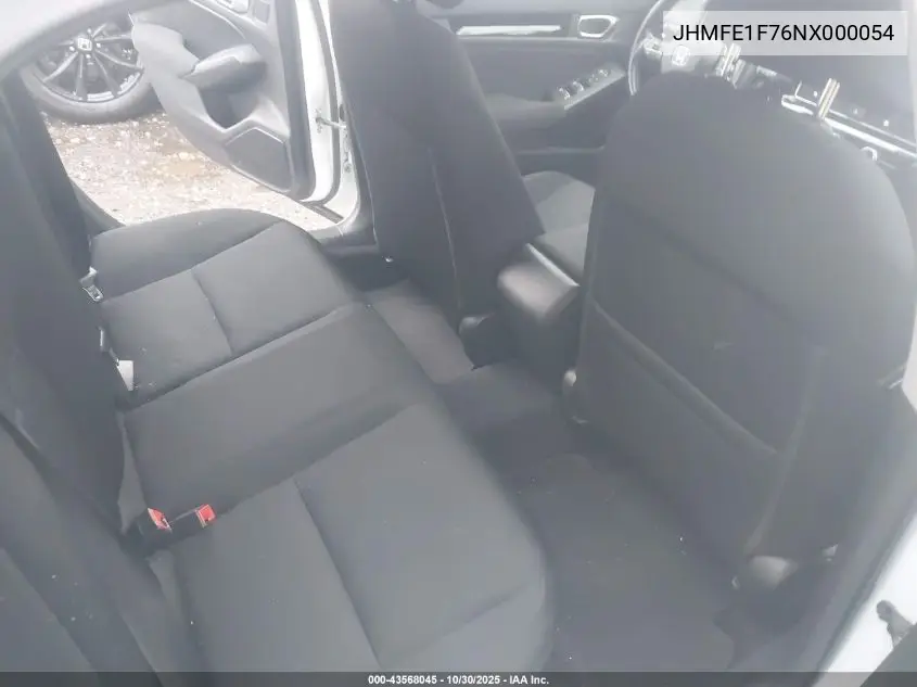 JHMFE1F76NX000054 2022 Honda Civic Ex