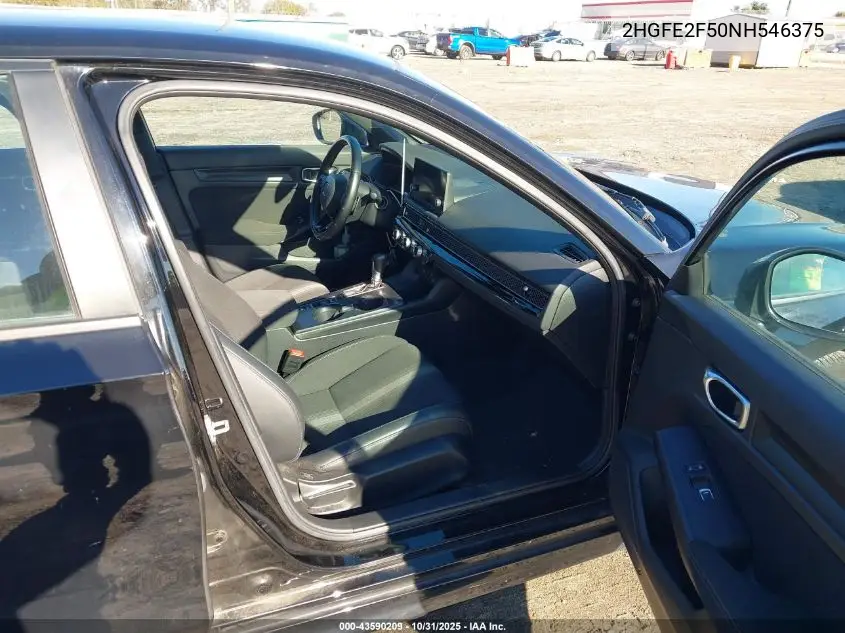2HGFE2F50NH546375 2022 Honda Civic Sport