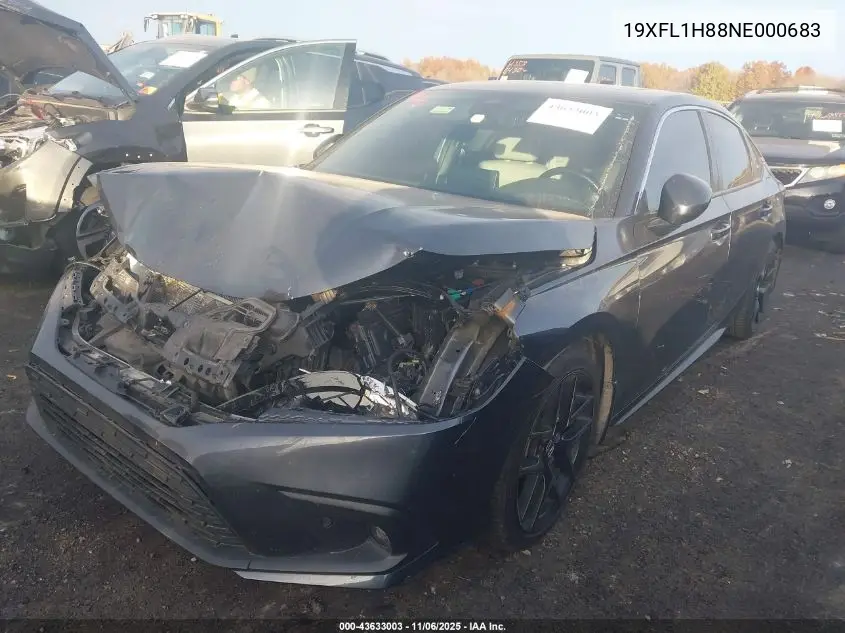 19XFL1H88NE000683 2022 Honda Civic Sport Touring