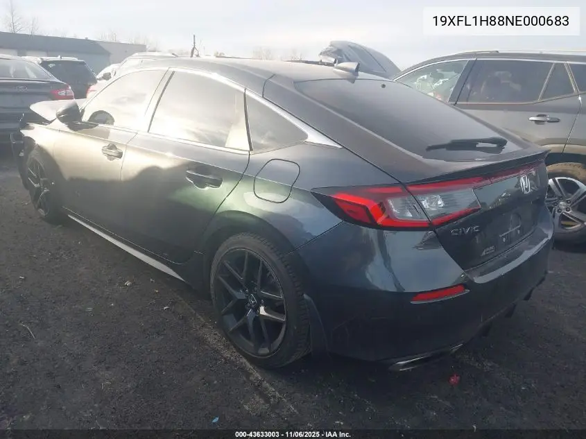19XFL1H88NE000683 2022 Honda Civic Sport Touring