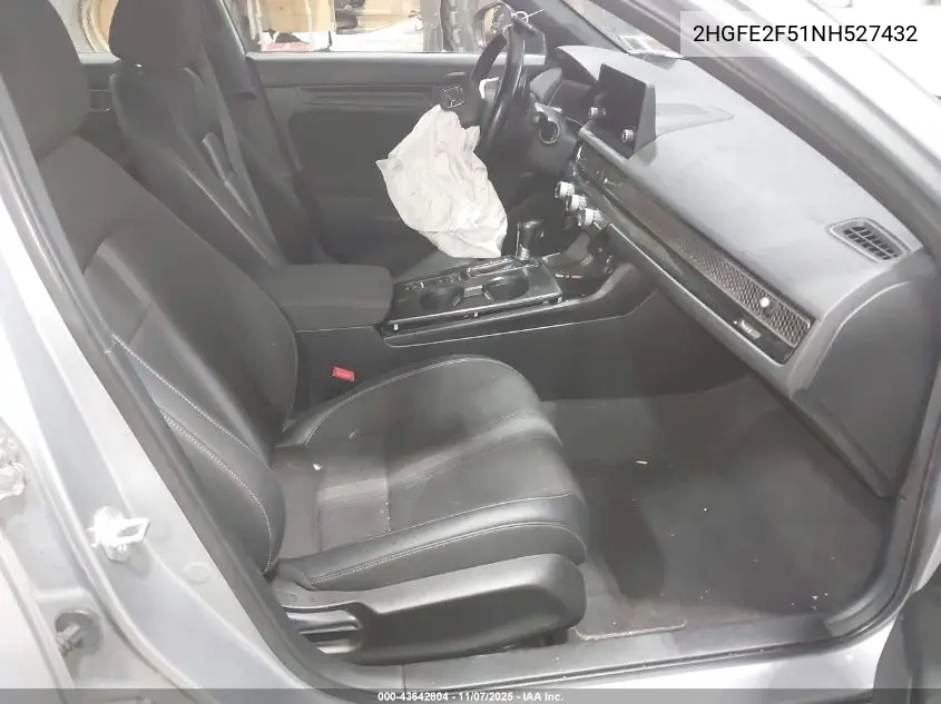 2HGFE2F51NH527432 2022 Honda Civic Sport