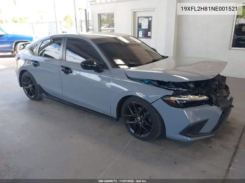 19XFL2H81NE001521 2022 Honda Civic Sport