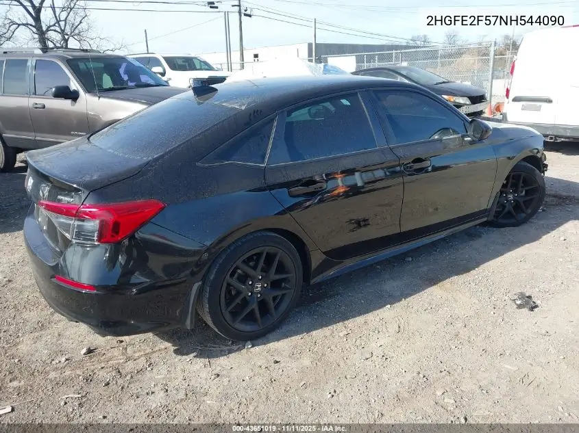 2HGFE2F57NH544090 2022 Honda Civic Sport