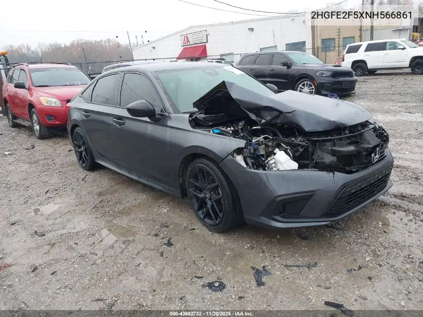 2HGFE2F5XNH566861 2022 Honda Civic Sport