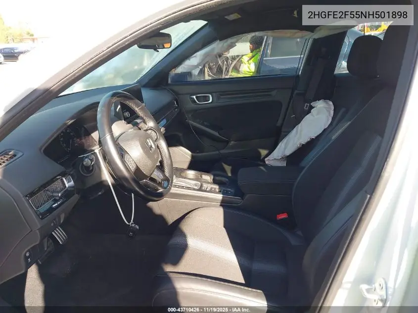 2HGFE2F55NH501898 2022 Honda Civic Sport