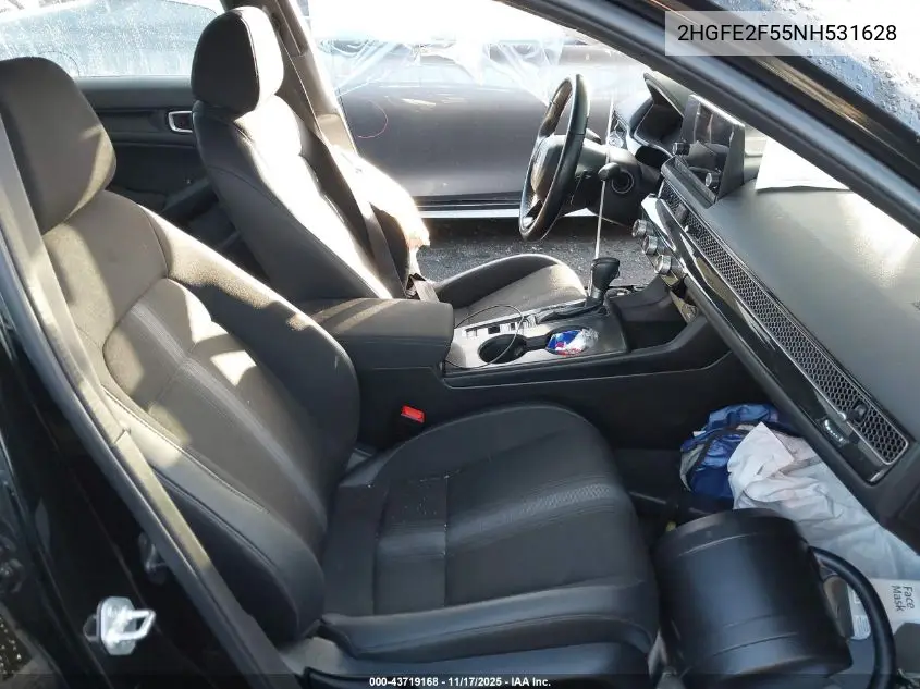 2HGFE2F55NH531628 2022 Honda Civic Sport
