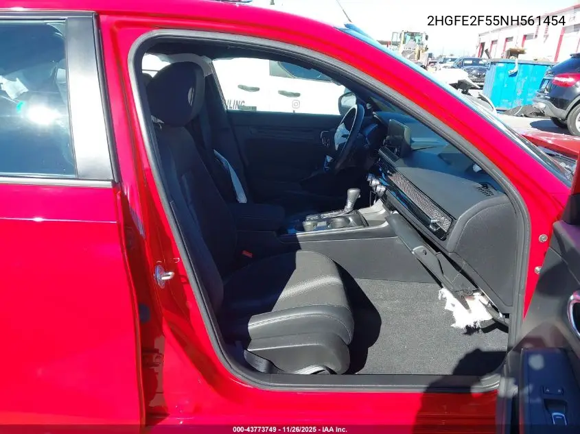 2HGFE2F55NH561454 2022 Honda Civic Sport