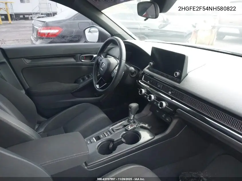 2HGFE2F54NH580822 2022 Honda Civic Sport