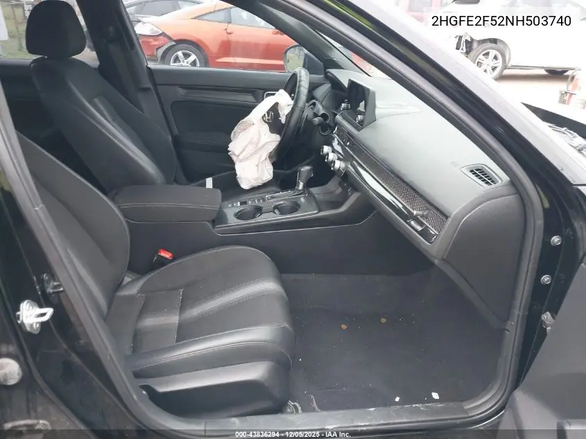 2HGFE2F52NH503740 2022 Honda Civic Sport