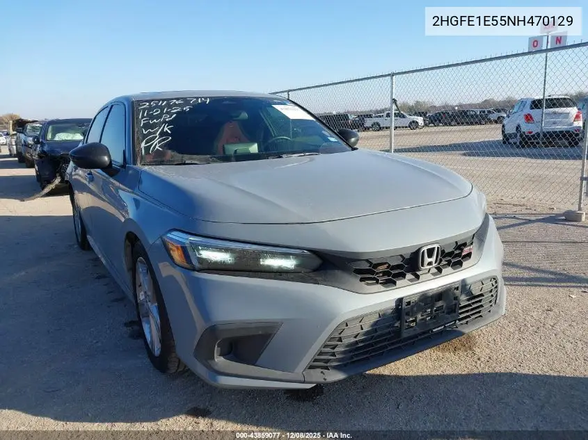 2HGFE1E55NH470129 2022 Honda Civic Si Sedan