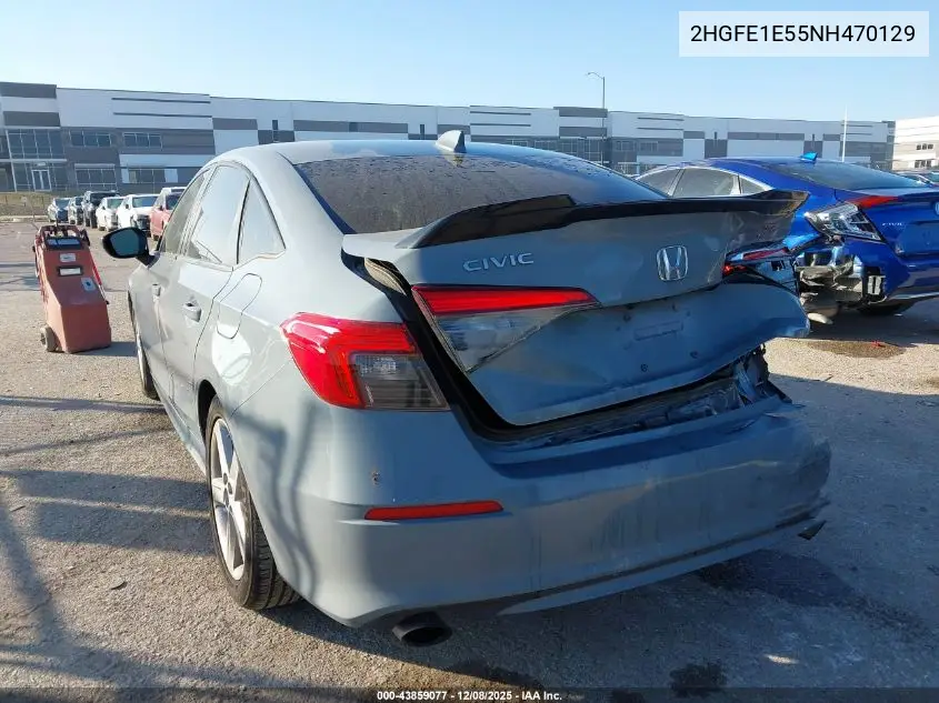 2HGFE1E55NH470129 2022 Honda Civic Si Sedan