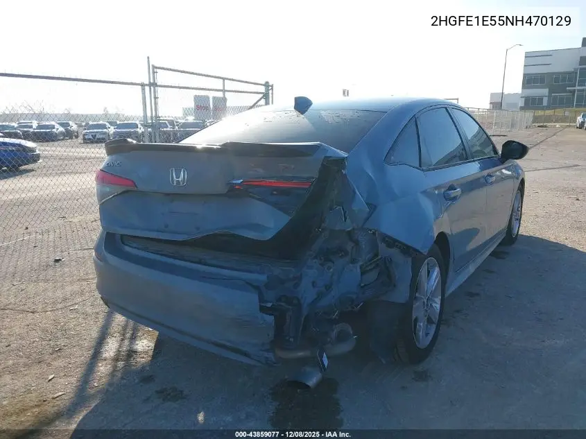 2HGFE1E55NH470129 2022 Honda Civic Si Sedan
