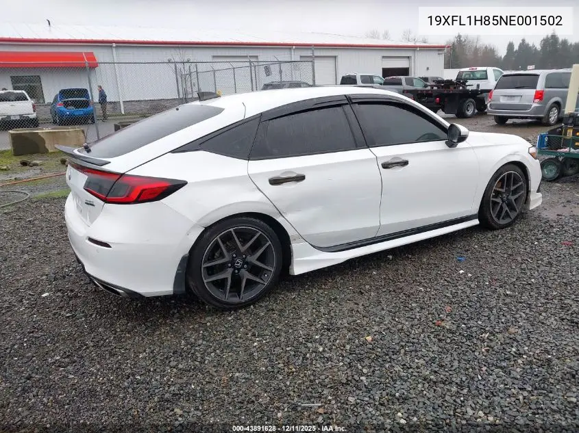 19XFL1H85NE001502 2022 Honda Civic Sport Touring