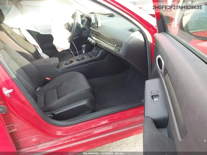2HGFE2F21NH528635 2022 Honda Civic Lx