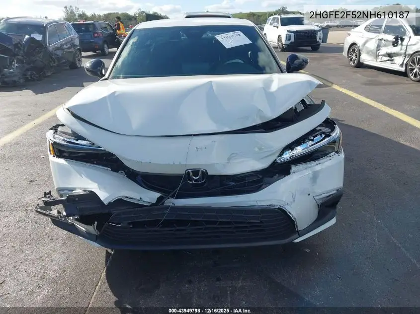 2HGFE2F52NH610187 2022 Honda Civic Sport