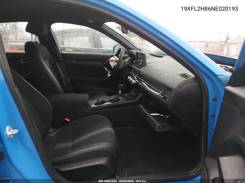 19XFL2H86NE020193 2022 Honda Civic Sport