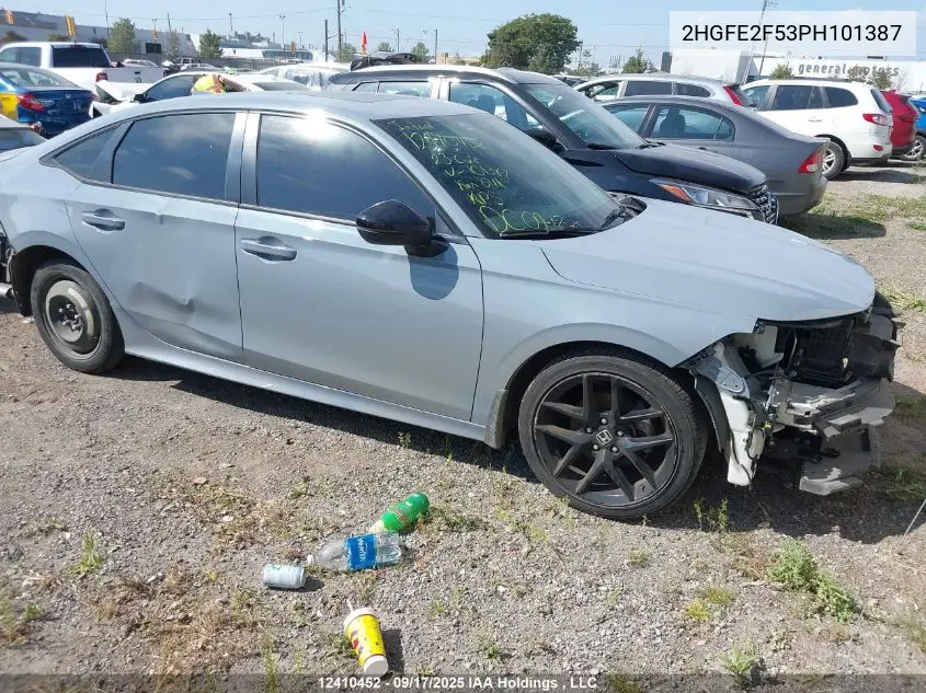 2HGFE2F53PH101387 2023 Honda Civic