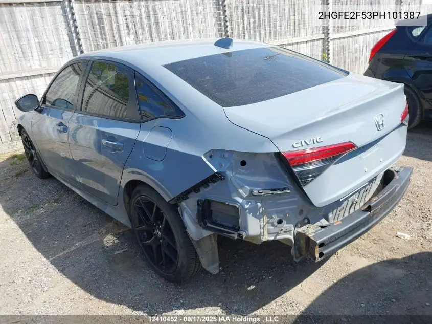 2HGFE2F53PH101387 2023 Honda Civic