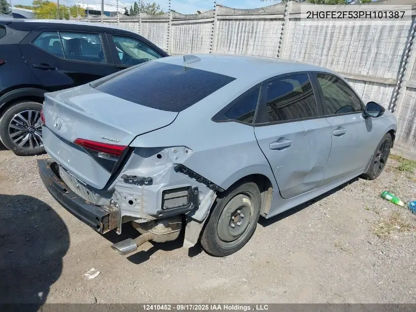 2HGFE2F53PH101387 2023 Honda Civic