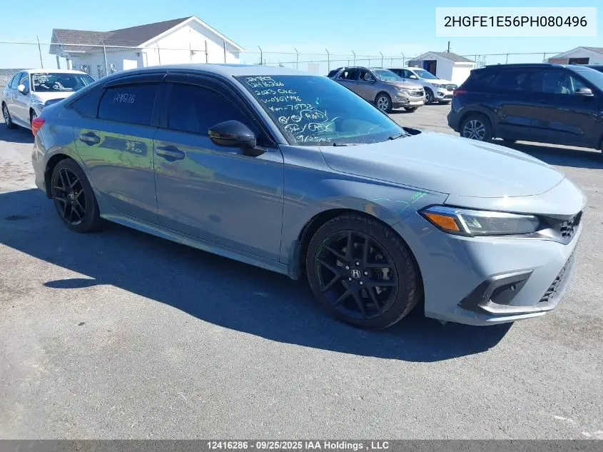 2HGFE1E56PH080496 2023 Honda Civic Si Si