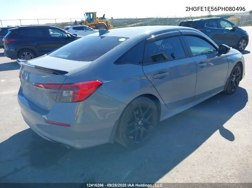 2HGFE1E56PH080496 2023 Honda Civic Si Si