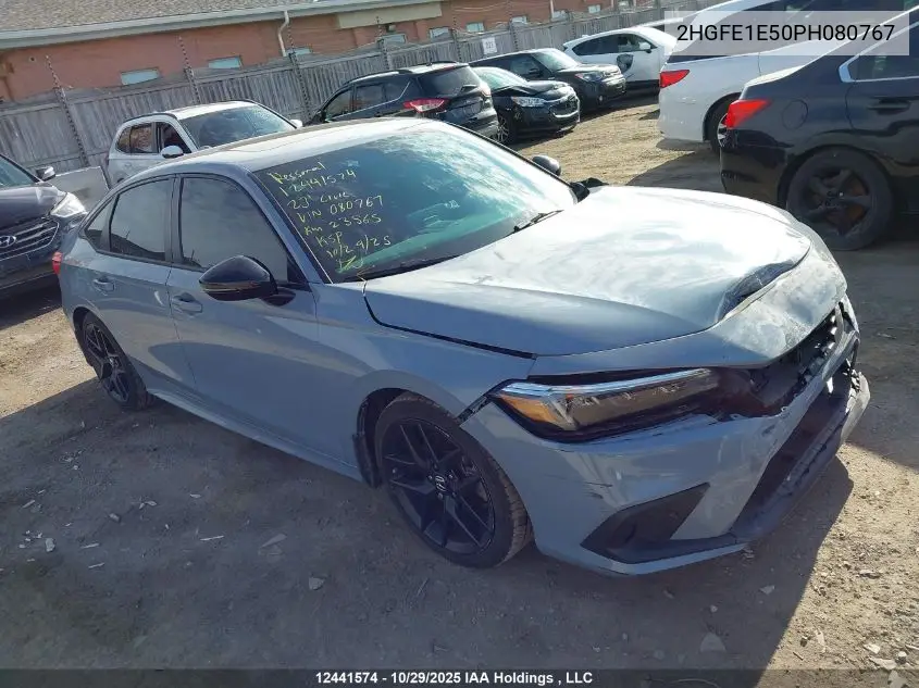 2HGFE1E50PH080767 2023 Honda Civic Si Si