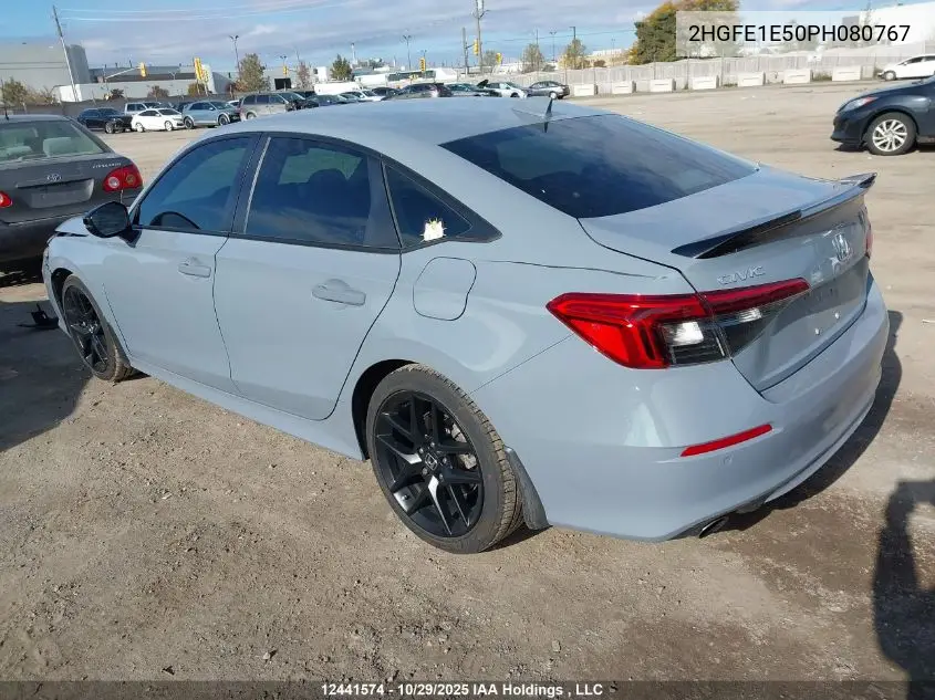2HGFE1E50PH080767 2023 Honda Civic Si Si