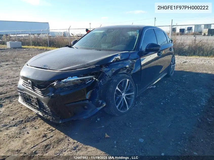 2HGFE1F97PH000222 2023 Honda Civic Touring