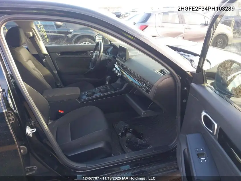 2HGFE2F34PH103289 2023 Honda Civic Ex