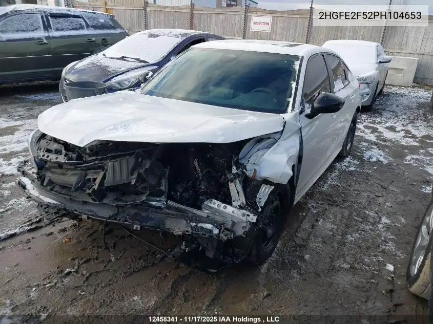2HGFE2F52PH104653 2023 Honda Civic Sport/Sport-B