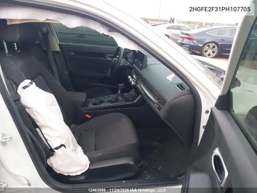 2HGFE2F31PH107705 2023 Honda Civic Ex 4Dr