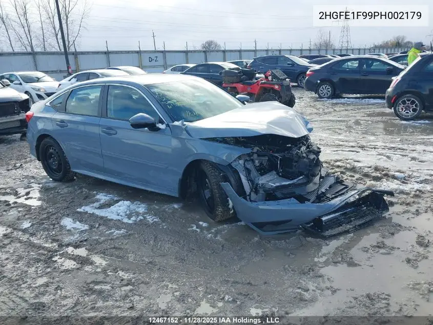 2HGFE1F99PH002179 2023 Honda Civic Touring