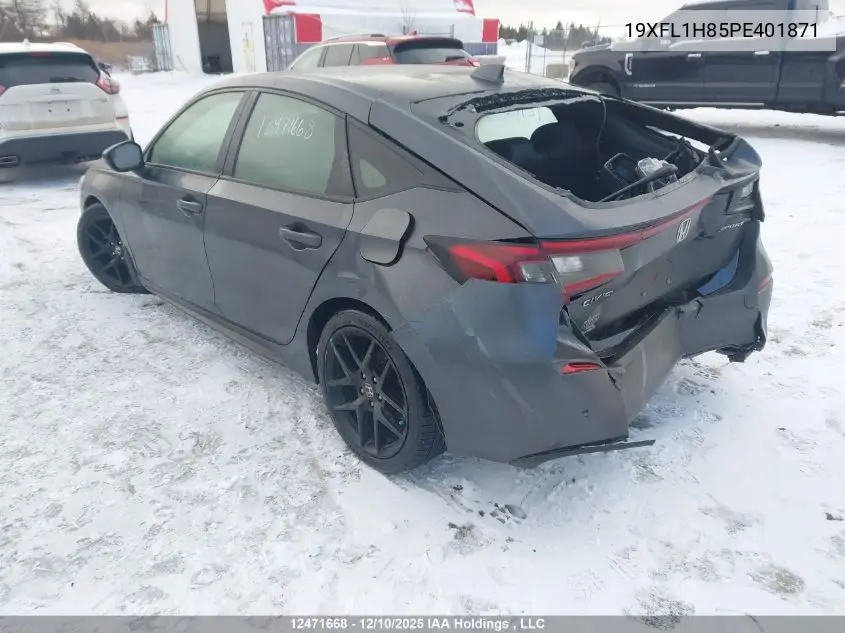 19XFL1H85PE401871 2023 Honda Civic Sport/Sport Touring/Sport-B