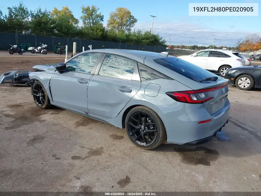 19XFL2H80PE020905 2023 Honda Civic Sport