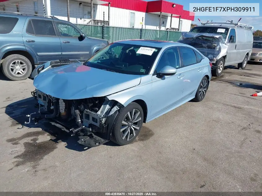 2HGFE1F7XPH309911 2023 Honda Civic Ex/Ex W/O Bsi