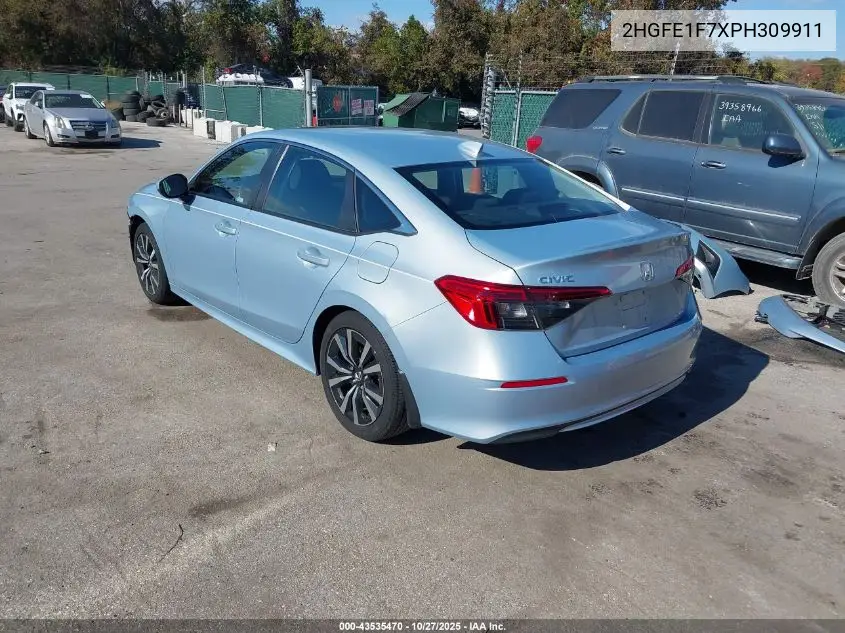 2HGFE1F7XPH309911 2023 Honda Civic Ex/Ex W/O Bsi