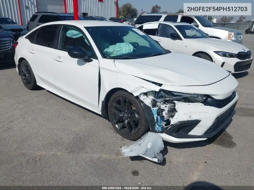 2HGFE2F54PH512703 2023 Honda Civic Sport