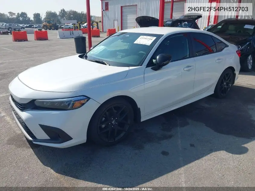 2HGFE2F54PH512703 2023 Honda Civic Sport